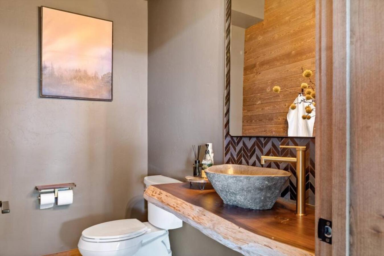 Steel Pine Lodge A Rustic Mountain Retreat Views Baldwin Lake Екстериор снимка